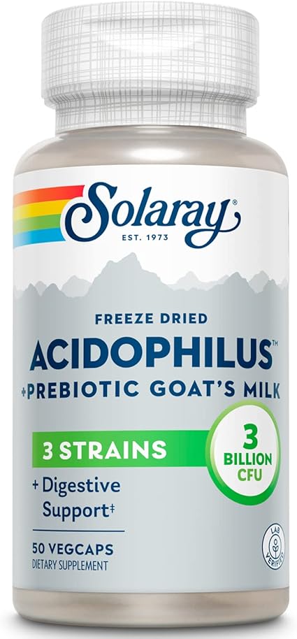 Acidophilus plus Goat's Milk 50VegCaps by Solaray