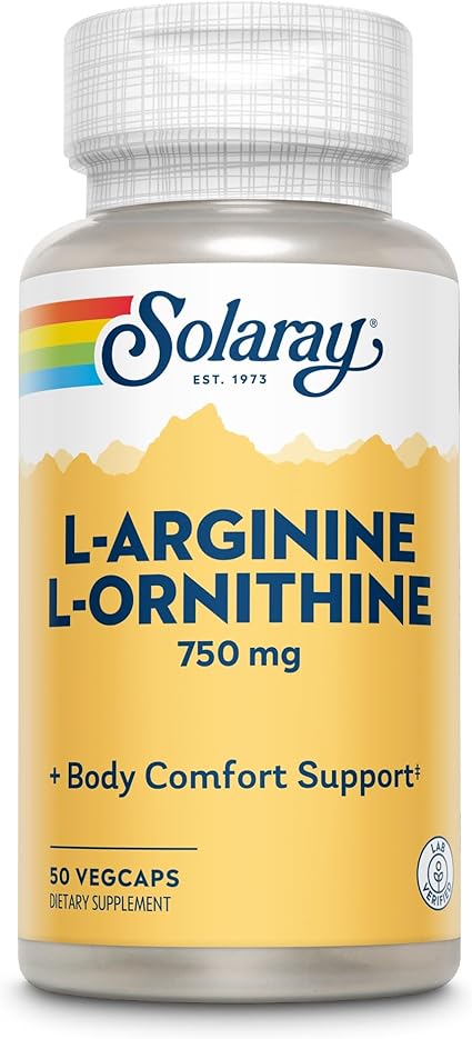 L-Arginine L-Ornithine 50VegCaps by Solaray