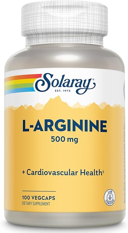 L-Arginine 500mg 100VegCaps by Solaray