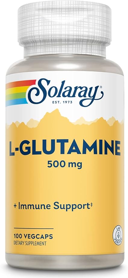 L-Glutamine 500mg 100VegCaps by Solaray