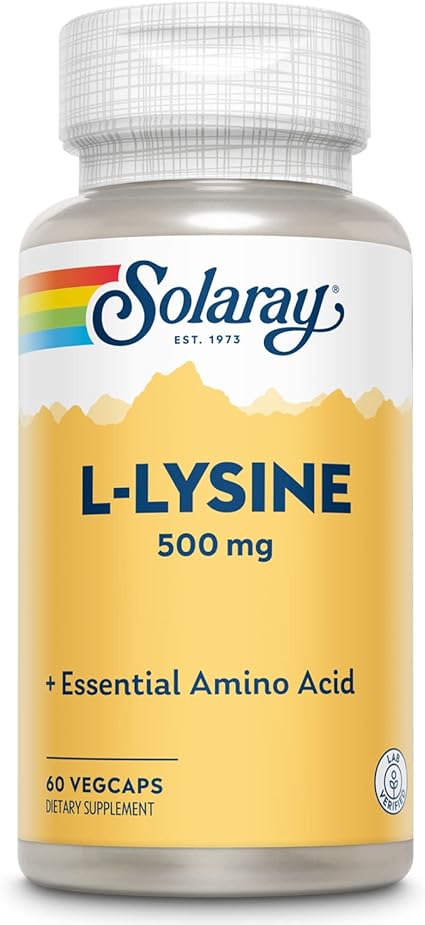 L-Lysine 500mg 60VegCaps by Solaray