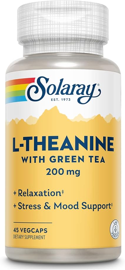 L-Theanine 200mg 45VegCaps by Solaray