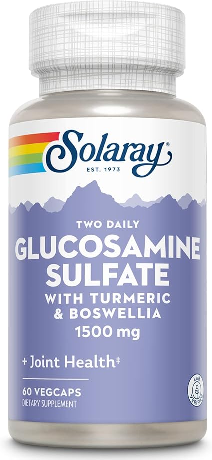 Glucosamine Sulfate 1,500mg 60VegCaps by Solaray