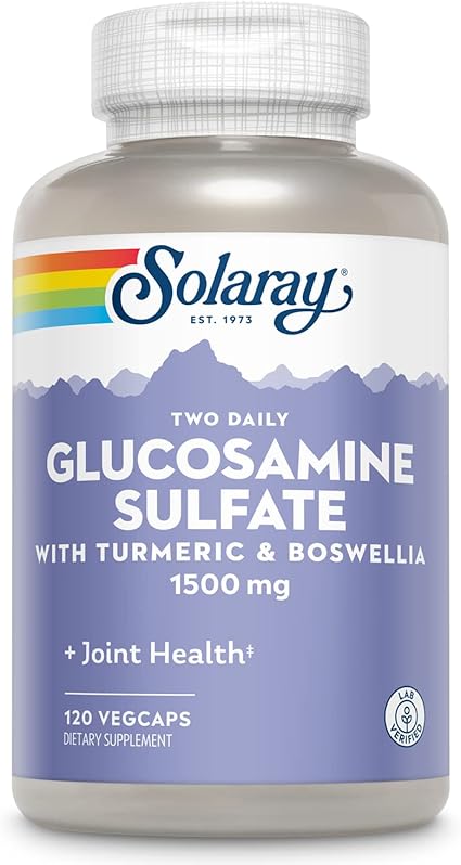 Glucosamine Sulfate 1,500mg 120VegCaps by Solaray