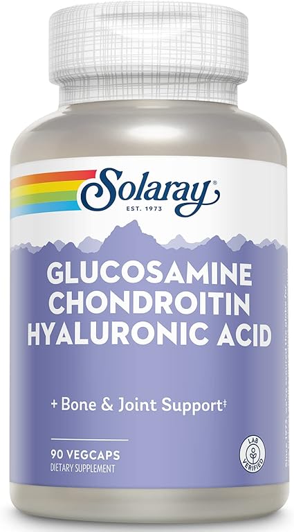 Glucosamine Chondroitin Hyaluronic Acid 90VegCaps by Solaray