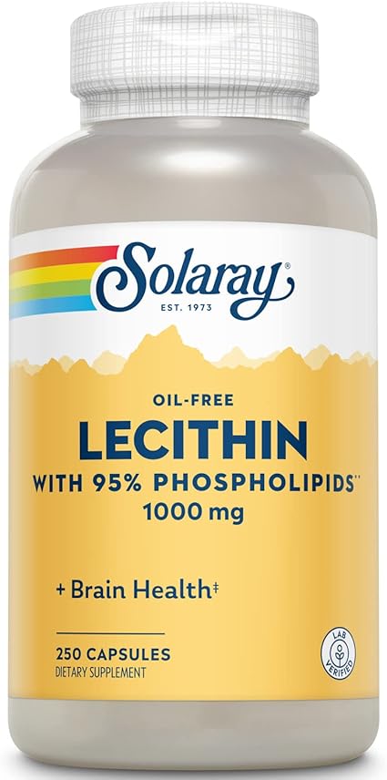 Lecithin 1,000mg 250caps by Solaray