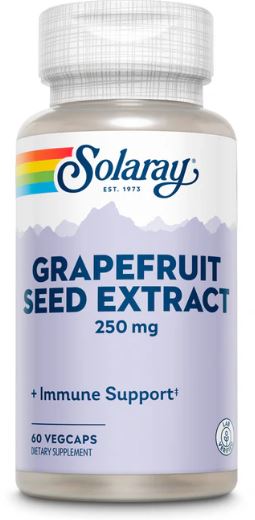 Grapefruit Seed Extract 250mg 60VegCaps by Solaray