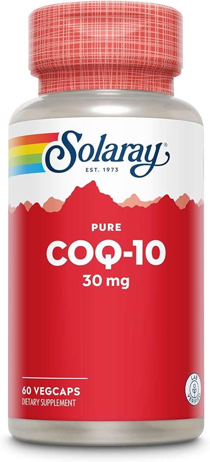 Pure CoQ-10 30mg 60VegCaps by Solaray