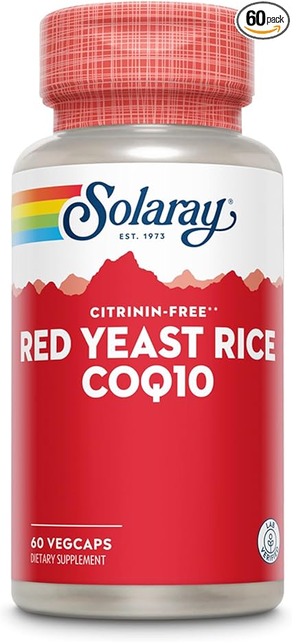 Red Yeast Rice CoQ-10 60VegCaps by Solaray