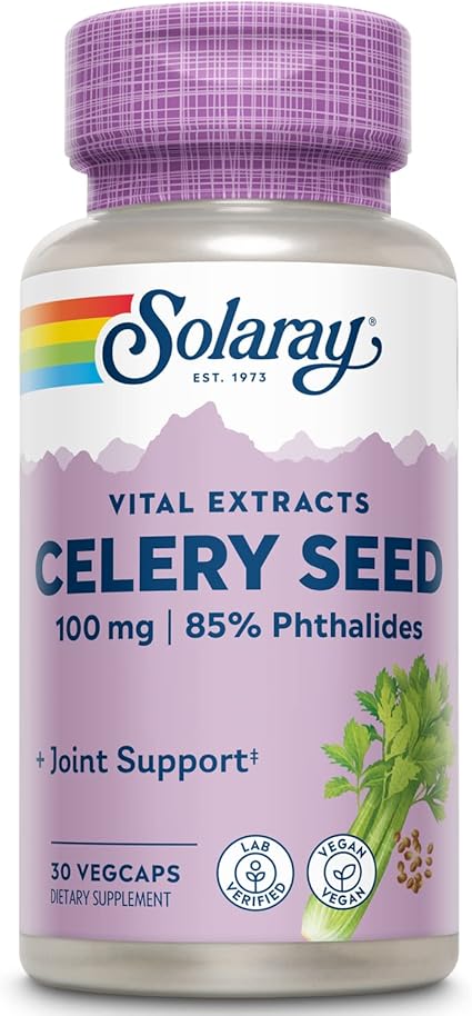 Celery Seed Extract 100mg 30VegCaps by Solaray