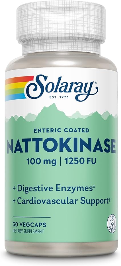 Nattokinase 100mg 30VegCaps by Solaray