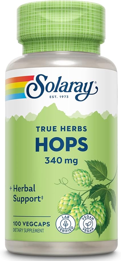Hops 340mg 100VegCaps by Solaray