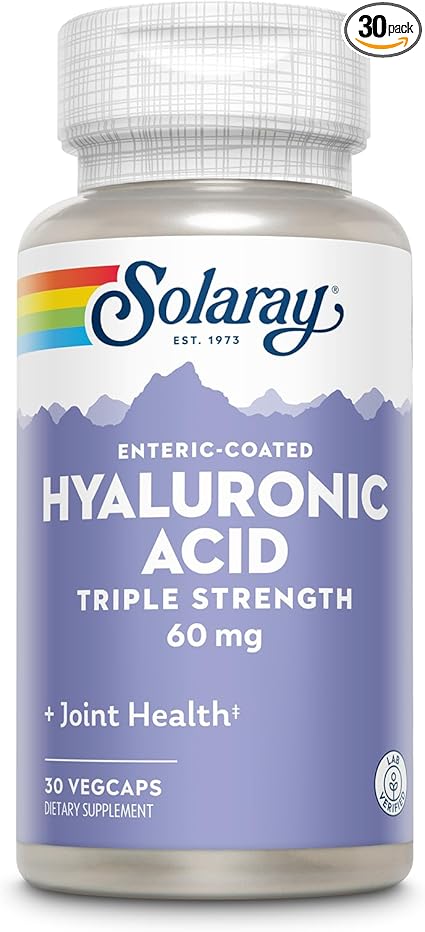 Hyaluronic Acid 60mg 30VegCaps by Solaray