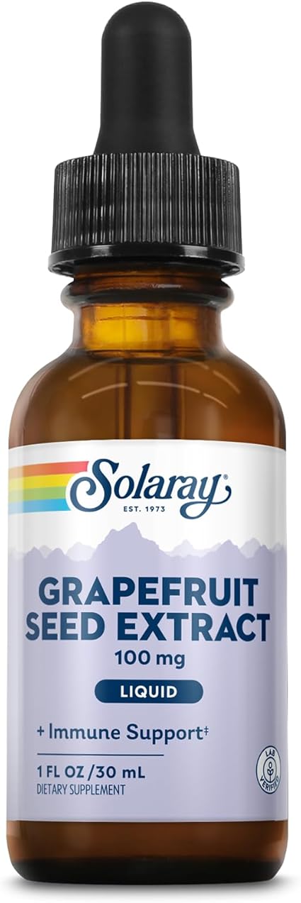 Grapefruit Seed Extract Liquid 100mg 1oz by Solaray