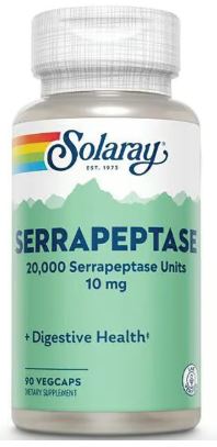 Serrapeptase 10mg 90VegCaps by Solaray