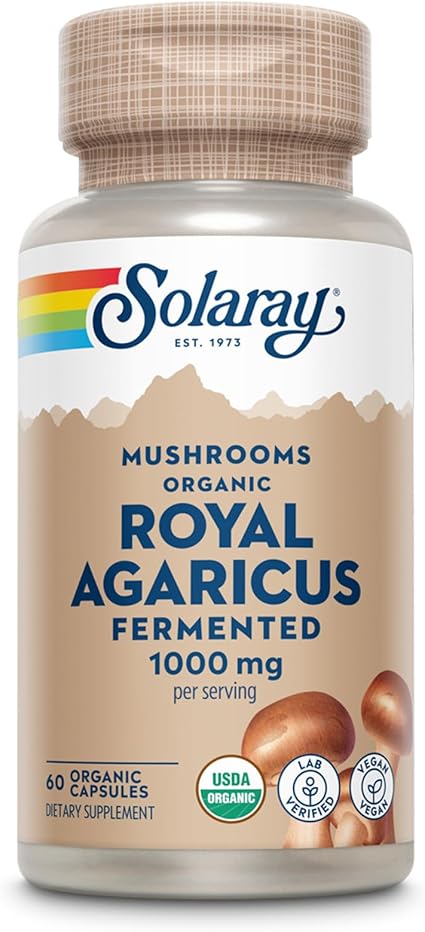 Royal Agaricus 500mg 60VegCaps by Solaray