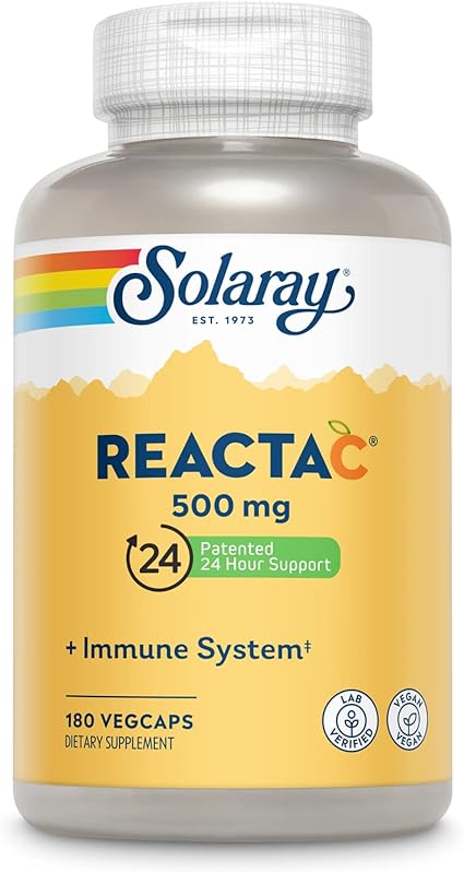 ReactaC 500mg 180VegCaps by Solaray