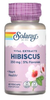 Solaray Hibiscus Flower Extract Capsules