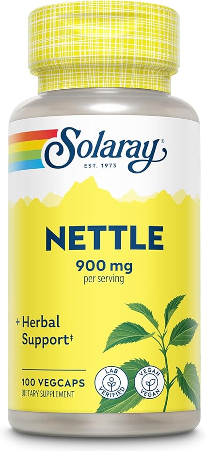 Nettle Leaf Organic 450mg 100VegCaps by Solaray