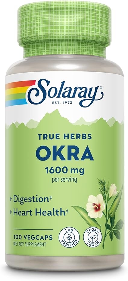 Okra 400mg 100VegCaps by Solaray