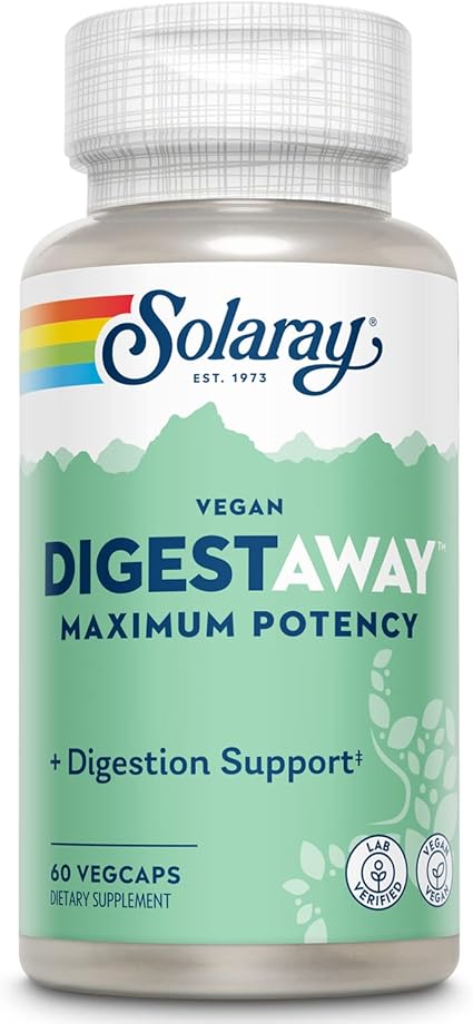 Vegan Digestaway 60VegCaps by Solaray
