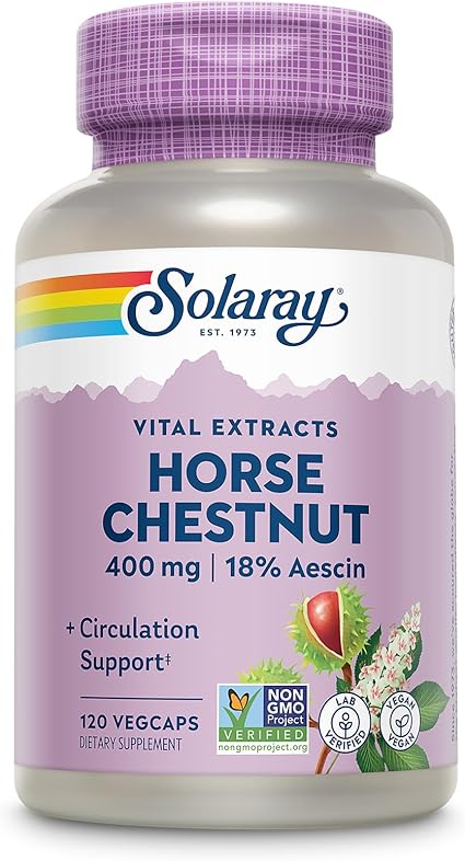 Horse Chestnut Seed Extract 400mg 120VegCaps by Solaray