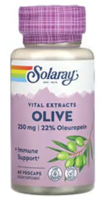 Olive Leaf Extract 250mg 60VegCaps by Solaray