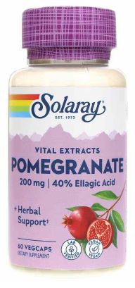 Solaray Pomegranate Extract 200mg Capsules