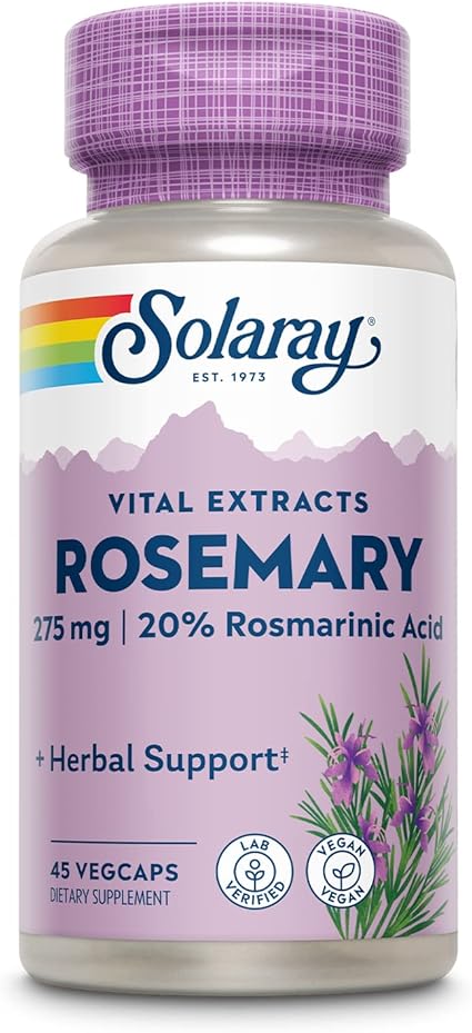 Rosemary Leaf Extract 275mg 45VegCaps by Solaray