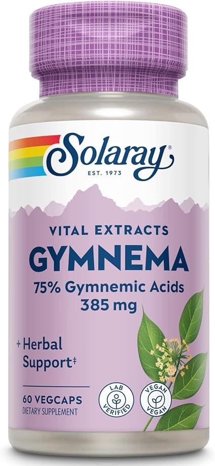 Gymnema Leaf Extract 385mg 60VegCaps by Solaray