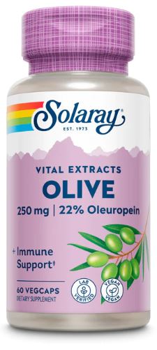 Solaray Olive Leaf Extract 22% 250mg Capsules