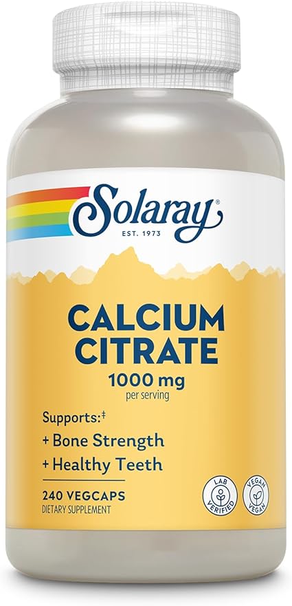 Calcium Citrate 1,000mg 240VegCaps by Solaray