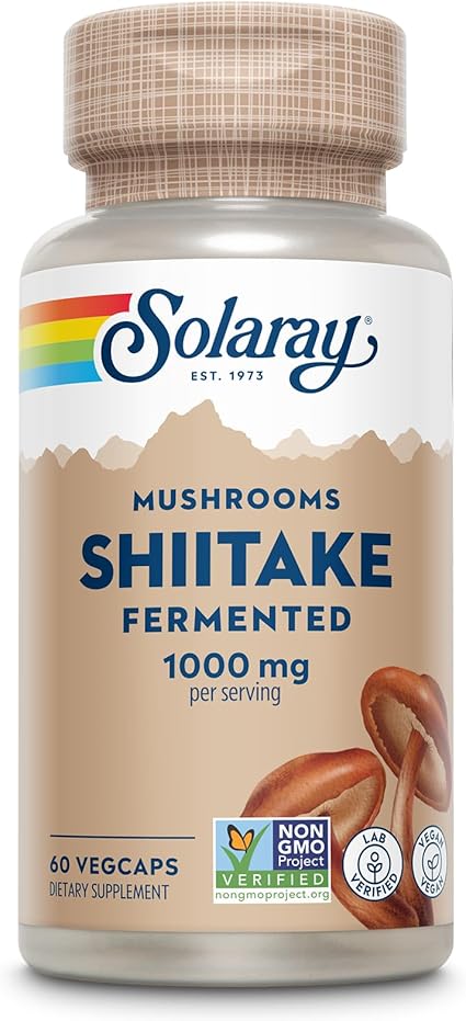 Shiitake 500mg 60VegCaps by Solaray