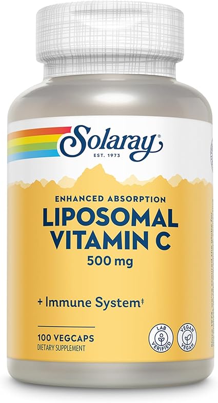 Liposomal Vitamin C 500mg 100VegCaps by Solaray