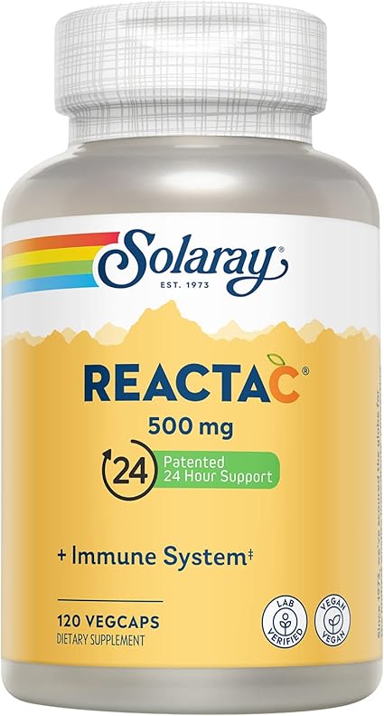 ReactaC 500mg 120VegCaps by Solaray