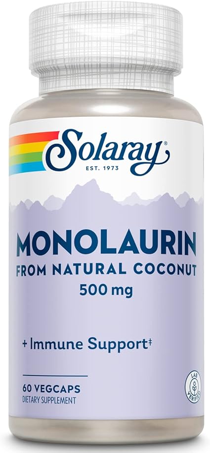 Monolaurin 500mg 60VegCaps by Solaray