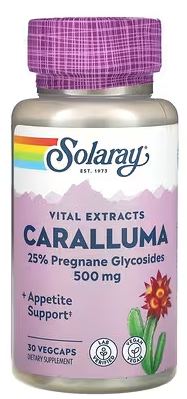 Caralluma Aerial Extract 500mg 30VegCaps by Solaray