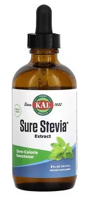 Stevia Extract Liquid 4oz by Kal