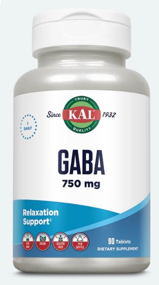 GABA 750mg 90tabs by Kal