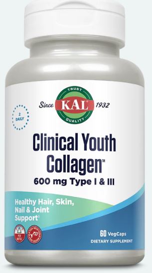 Clinical Youth Collagen 60VegCaps by Kal