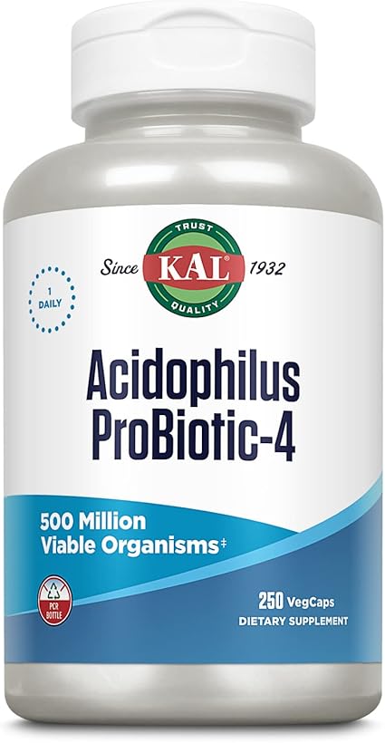 Acidophilus ProBiotic-4 250VegCaps by Kal