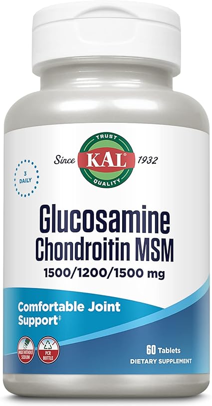 Glucosamine Chondroitin MSM 60tabs by Kal