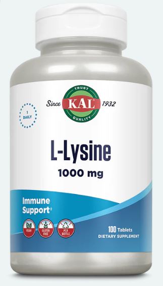L-Lysine 1,000mg 100tabs by Kal