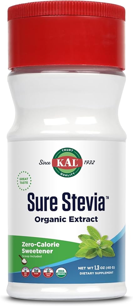 Stevia Extract Powder Organic 1.3oz by Kal