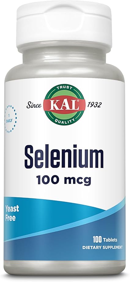 Selenium Yeast-Free 100mcg 100tabs by Kal