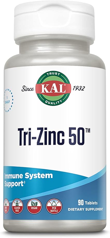 Tri-Zinc 50mg 90tabs by Kal