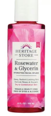 Rosewater & Glycerin 4oz by Heritage Store