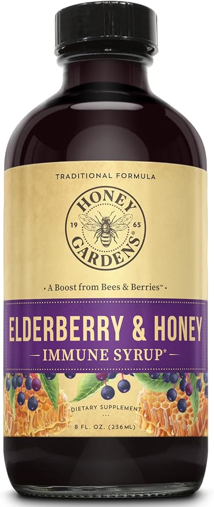 Elderberry Syrup 8oz by Honey Gardens