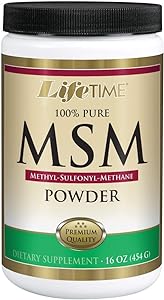 MSM 100% Pure Powder Unflavored 16oz by Life Time