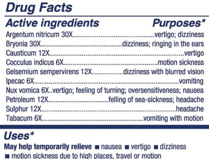 Vertifix Homeopathic Tablets by Natural Care